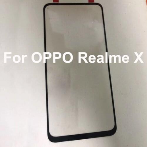 For OPPO Realme X 6.53 Inch Outer Glass Lens for Touchscreen Touch screen Outer Screen Glass Cover without flex For OPPO RealmeX