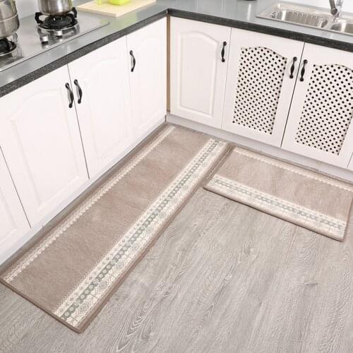 Geometric Kitchen Rug Doormat Anti-skid Water Absorption Bath Mat Nordic Carpet For Living Room Bathroom Toilet Porch Washable