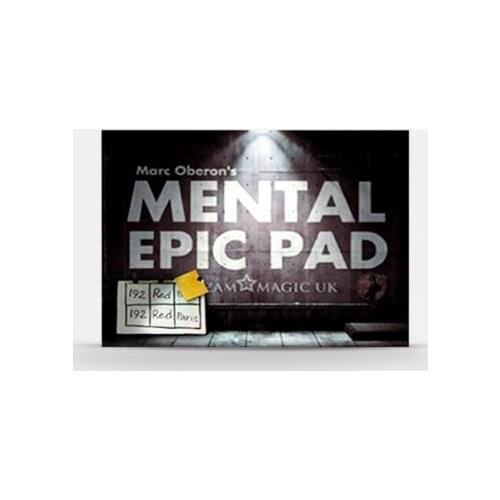 Mental Epic Pad (Gimmick + DVD) Magic Tricks Prediction Magie Close up Props Mentalism Comedy Classic toys Magician Bar Trick