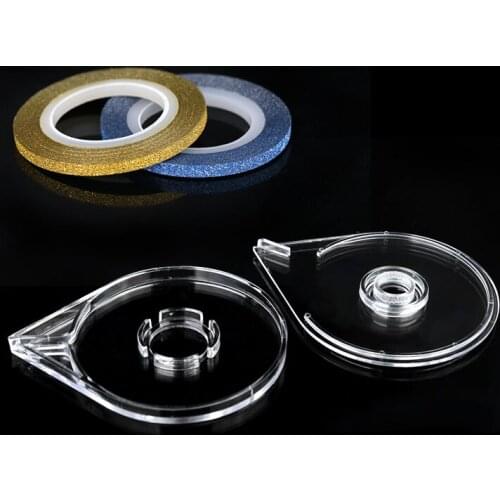 Cable Box For Nails Beauty Rolls Striping Decals Foil Tips Tape Line DIY Design Nail Art Stickers nail Tools Decorations