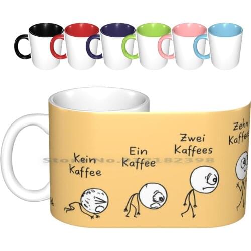 Coffee Elution Ceramic Mugs Coffee Cups Milk Tea Mug Coffee Coffee Drinkers Drink Coffee Comic Funny Islieb Creative Trending