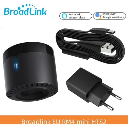Broadlink RM4 Mini Wifi IR Remote Control Switch HTS2 Temperature Humidity Sensor For Smart Home Compatible Alexa Google Home