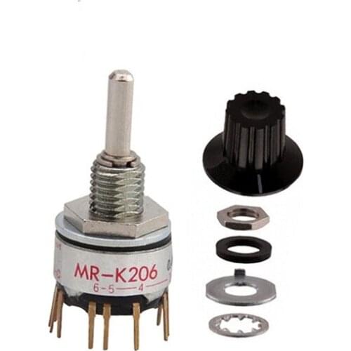 MRK206 MR-K206 MRK-206 NKK switch rotary band switch handwheel special