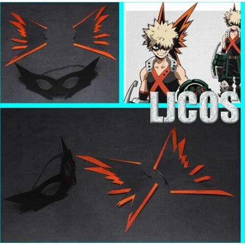 New My Hero Academia Katsuki Bakugo Cosplay Armor Mask Headwear Props Anime Fans Gifts Handmade