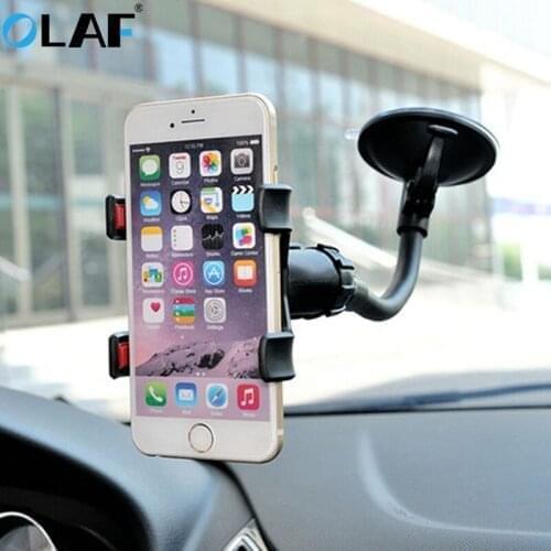 Olaf Universal Car Holder Window for iPhone Mobile Phone Holder 360 Degree Rotation Stand Holders for Samsung Galaxy A5 2017 S8