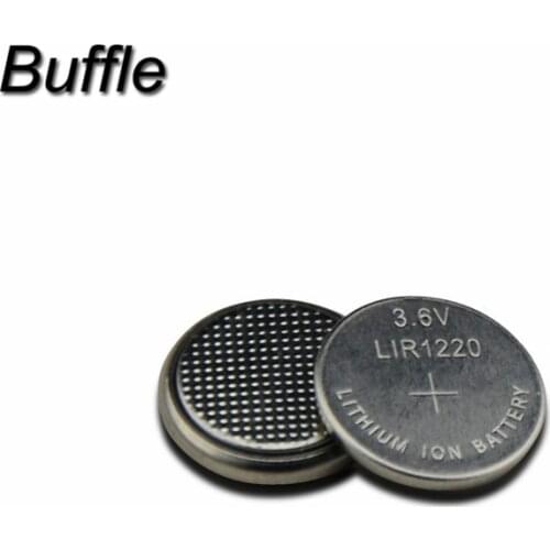 2pcs/Lot LIR1220 3.6V Genuine Rechargeable Coin Cell Patch Transposon New Original Lithium-ion Button Battery Factory Price
