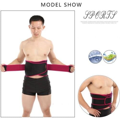 Waist Support Elastic Fitness Bodybuilding Brace Weightlifting Belt Sweat Mens Waist Trimmer Waist Trainer Weightlifting Belt