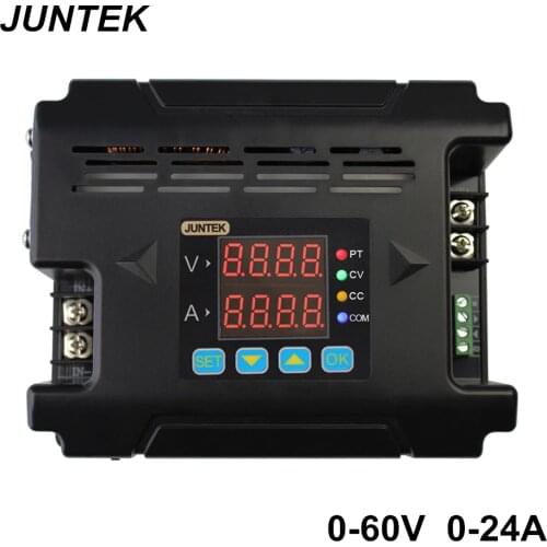 JUNTEK DPM8624 60V24A Constant Voltage current DC- DC Step-down communication Power Supply buck Voltage converter LCD voltmeter