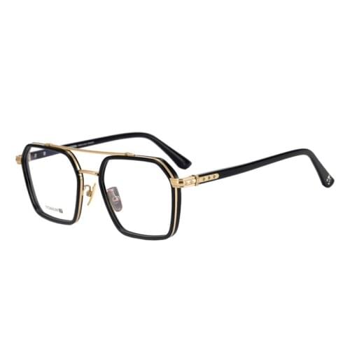 Retro Pure Titanium Progressive Multi-focal Eyeglasses Women Full Rim Optical Eyewear Goggle Prescription Reading Glasses Men