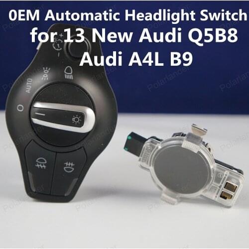 For 13 New Audi Q5B8/A4L/B9 Fog Headlight Lamp 8K0941531AS 0EM Automatic Headlight Switch with Rain Sensor