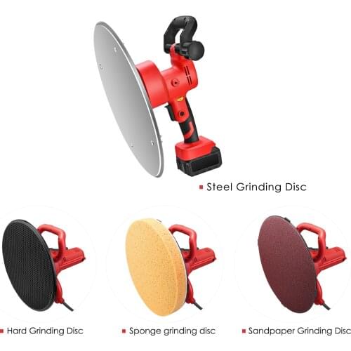 Steel Grinding Disc Sander Disc Sponge Plate Hard wipe Plate for Electric Cement Mortar Trowel Wall Smoothing Machine Accessory