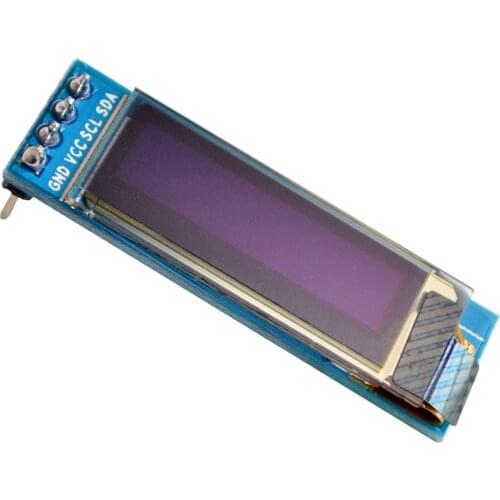 0.91 inch 12832 white and blue color 128X32 OLED LCD LED Display module 0.91" IIC Communicate