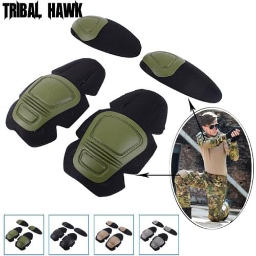 Military Tactical Knee Pads Elbow Support Army Airsoft Kneepad Frog Suit Interpolated Knee Protector War Game Combat Knee Cap