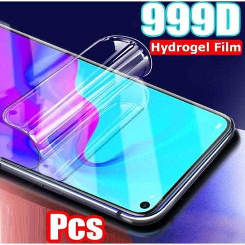 99D Screen Protector For Huawei P30 P40 P20 P10 Pro Curved Hydrogel Flim For Huawei Mate 30 10 20 Lite P Smart 2019 Film