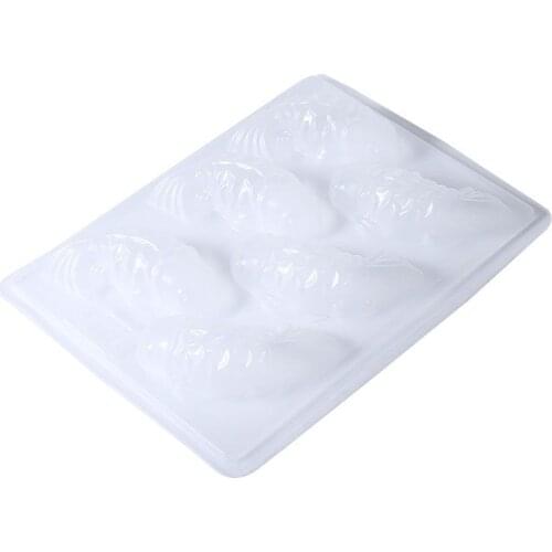 1pc DIY 3D 6 Koi Fish Plastic Jelly Handmade Sugarcraft Mold Cake Chocolate Mould 23.5cmx18cm Dropshipping