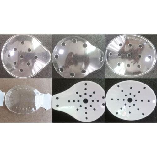 1pcs Medical Visual transparent plastic hard separate eye mask 8 9 11 holes perforated white air permeable anti impact eye mask