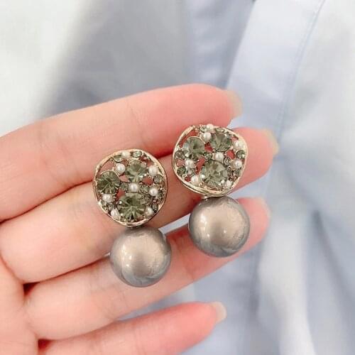 2021 New Arrival Fashion Earrings Drop Earrings Vintage Round Women Dangle Earrings Simple Elegant Korean Jewelry