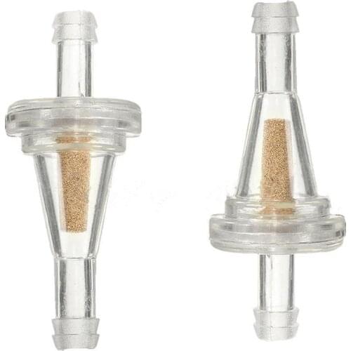 5Pcs Transparent Fuel Filter Car Vehicle Tractor Mower Gasoline Gas Inline Fuel Filter Cup