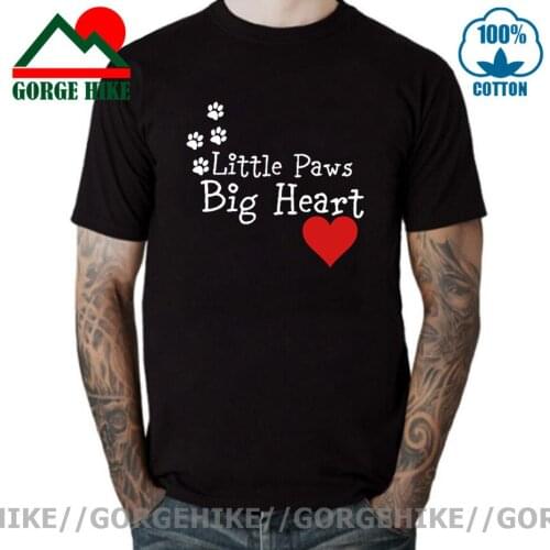 Cool Man Clothing Spring Summer Dog Paw Cat Pet Fashion Cartoon Animal 90s Clothes Printed Tee Tops T shirt male Graphic T-shirt