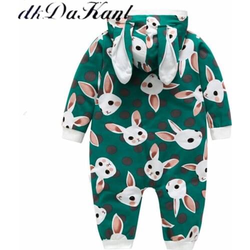 DkDaKanl Baby Rompers Long Sleeve Jumpsuit Clothing Print Romper Clothing For Newborn Baby Spring And Autumn GXY101