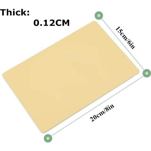 10 Pieces/Lot 6 x 8" Soft Real Silica Blank Permanent Makeup Tattoo Practice Skin Sheet