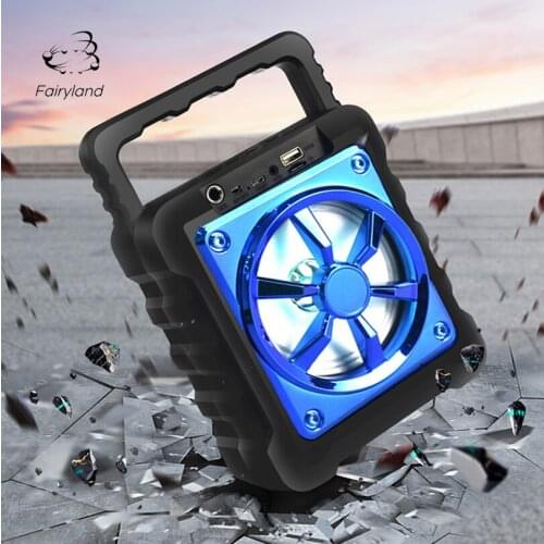 New Portable Handbag Bluetooth Speaker High-volume Subwoofer LED Light Home Outdoor Party Mini Stereo TF Card Loudspeaker