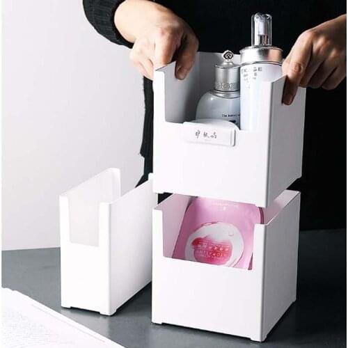 Organizer Cosmetic Storage Box Kitchen Accessories Desktop Storage Rack Tableware Stationery Storage Rack Drawer Plastic Box