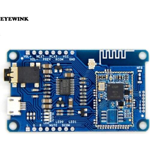 CSR8675 Bluetooth V5.0 Decoder Board PCM5102A Low Power APTX/APTXLL/APTXHD Lossless I2S