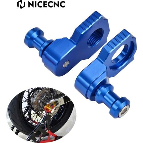 CNC Chain Adjuster For KTM 1290 1190 1090 1050 ADVENTURE R 790 DUKE/ADVENTURE/R Pair Racing Axle Block Sliders Chain Adjuster