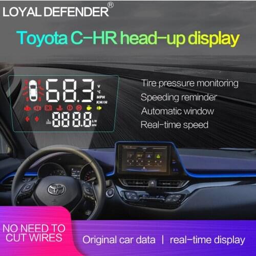 HUD Head-up Display for Toyota CH-R Left Hand Drive Dedicated for Special Car Original Data Real Time Display