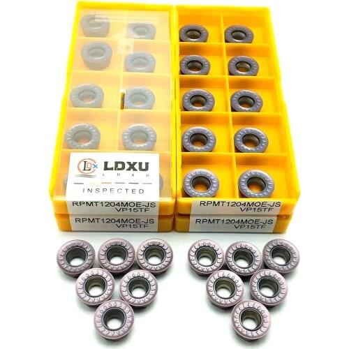 RPMT1204 RPMW1003 RPMT10T3MO E JS VP15TF high quality inner round carbide insert RPMT 1204CNC metal lathe tool RPMW