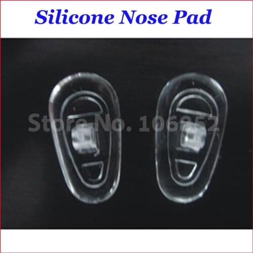 500pieces=250pairs Eyeglass Accessory Silicone nose pads size 11/12/13/14/15mm screw In Push In Opitonal Free Shipping