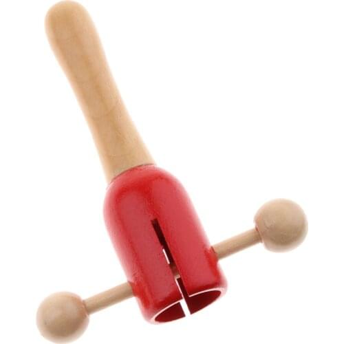 Sunnimix Orff Wooden Crow Sounder Toys Kids Musical Toys Percussion Instrument