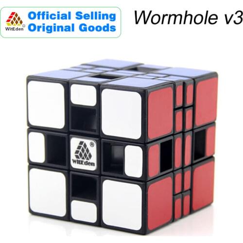 WitEden Wormhole v3 3x3x4 Magic Cube 334 Cubo Magico Professional Speed Neo Cube Puzzle Kostka Antistress Toys For Boy
