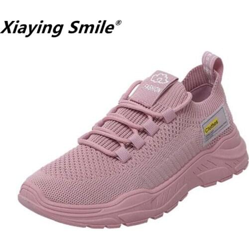 Xiaying Smile Running Shoes Women Sneakers Women Sports Shoes Breathable Free Run Zapatillas Deporte Mujer Sneakers for Girls