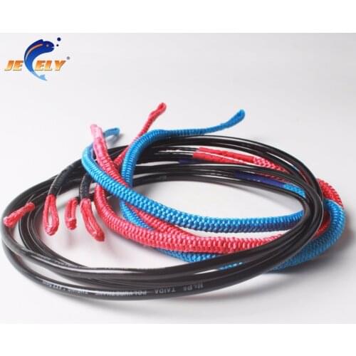 1PC 1020MM Total Length UHMWPE Satefy Line Rope With PVC Coated For Kitesurfing bar and Chicken Loop QR