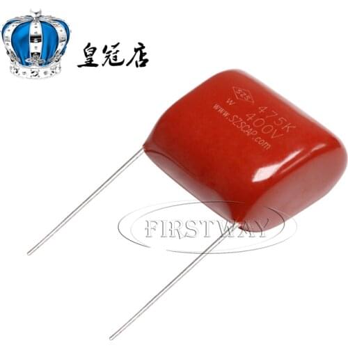 10pcs CBB22 400V475J CBB 4.7UF 475J 400V P=25MM