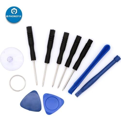 10 in 1 Mobile Phone Repair Tools Kit Precision Screwdriver Set Electric For iPhone LCD Screen Opening Spudger Pry Hand Tools