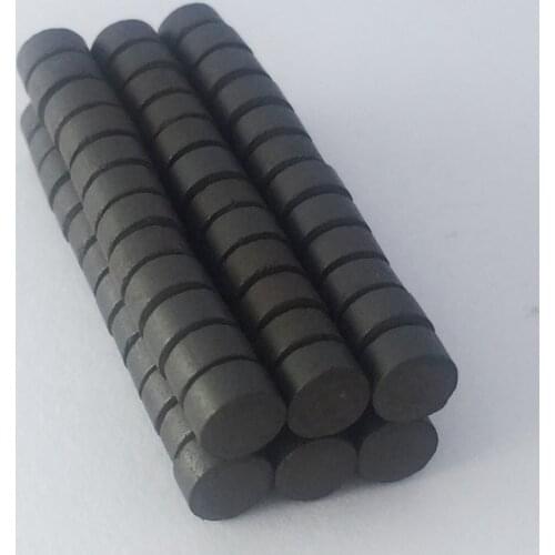100pcs dia5x3mm health magnetic button fridge magnetic Black common magnet Ferrite magnet, ferrite disc magnet Ferrite Magnet