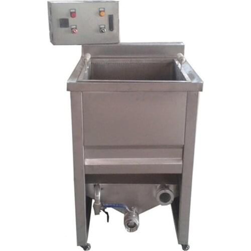 50KG/H kitchen chicken deep fryer potato chips frying machine for sale