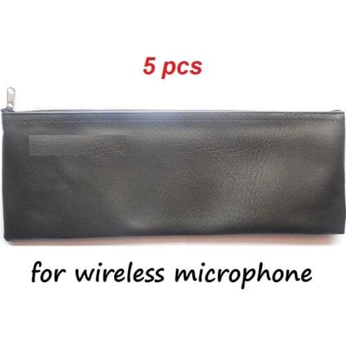 Zipper Microphone Pouch Case Bag Black-Replacement For Wireless microfoon 11.6" Inch NEW