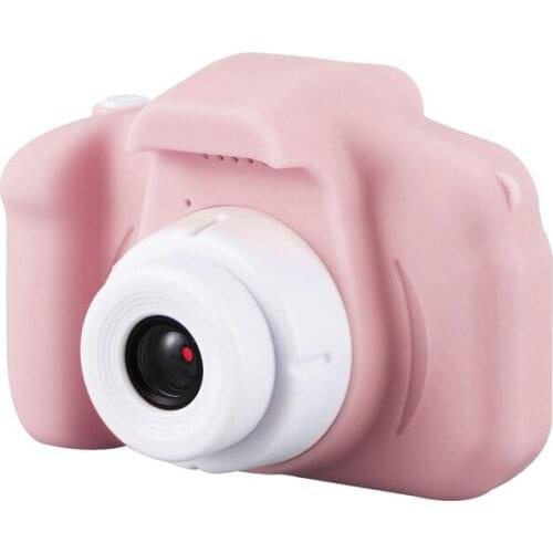 Dc500 Full Color Mini Digital Camera for Children Kids Baby Cute Camcorder Video Child Cam Recorder Digital Camcorders(Pink)