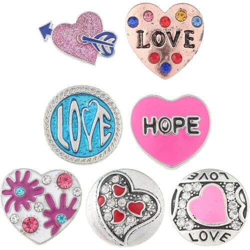 JaynaLee 18-20mm Metal Ginger Snap Button Fit Ginger Snaps Bracelets Jewelry for women men gifts GJS4786