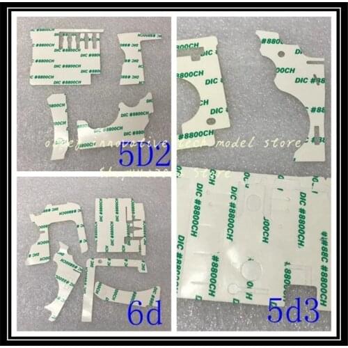 New Grip Holding Rubber Double-sided Adhesive Tape For Canon EOS 6D / 5D Mark II 5D2 / 5D Mark III 5D3 Camera Repair Part