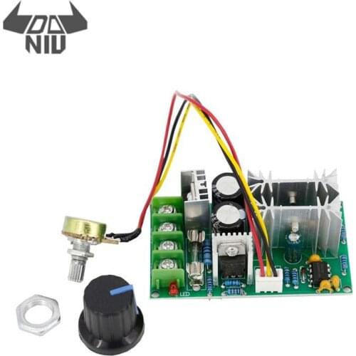 DANIU DC 10-60V 20A 1200W Motor Speed Control PWM Motor Speed Controller Switch 20A Current Regulator High Power Module