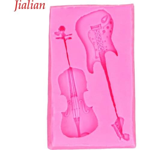 Jialian gathering lace Silicone Piano Molds Cupcake Fondant Cake Decorating Tools Gumpaste Chocolate FT-0983