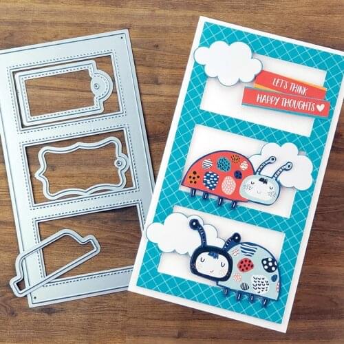 Mini Cloud/Irregular Frame metal cutting dies new 2021 Slim Card Frames Decorative Embossing PaperCard Crafts Die 2021