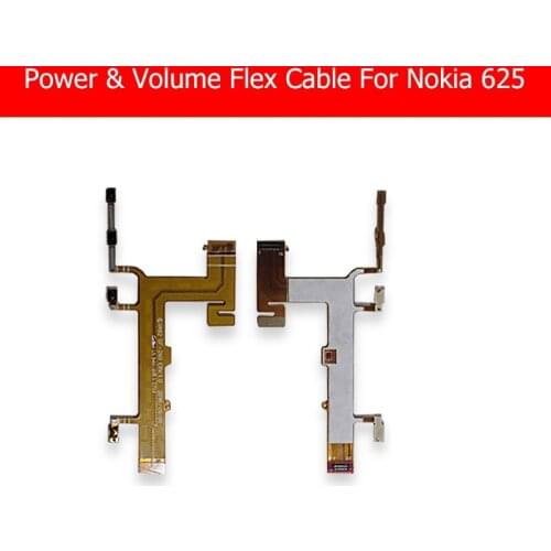 Genuine Power & Volume Flex Cable For Nokia 625 Power Control Side Key Flex Cable For Microsoft Lumia 625 Volume UP/Down Switch