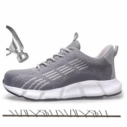 Light Comfortable Breathable Non-slip Work Safety Shoes Mens Boots Fashion Designer Outdoor Sports Indestructible Shoes