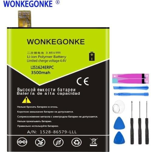 WONKEGONKE LIS1624ERPC LIP1624ERPC battery For Sony Xperia X F8131 F8132 Mobile Phone Batteries Bateria